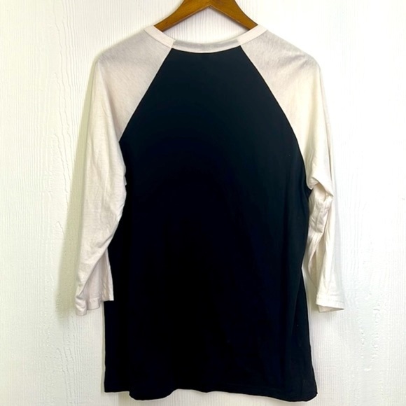 Bella Canvas - Janet Jackson Eighties Graphic Baseball 3/4 Sleeve Tee Size Large - Picture 11 of 11